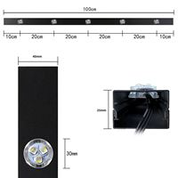 Luces LED de Navidad Permanentes con Control Inteligente por Aplicación RGBW DC12V, Decoración Navideña con Forma de Medusa de Píxeles