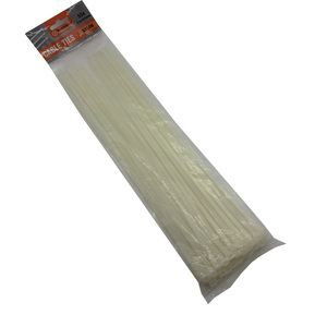 ป้ายแท็กออกแบบเองเฉพาะสำหรับซูเปอร์มาร์เก็ต สีขาว สายรัดเคเบิลไนลอน 66 แบบล็อคอัตโนมัติ ความแข็งแรงสูง - Product Image 2