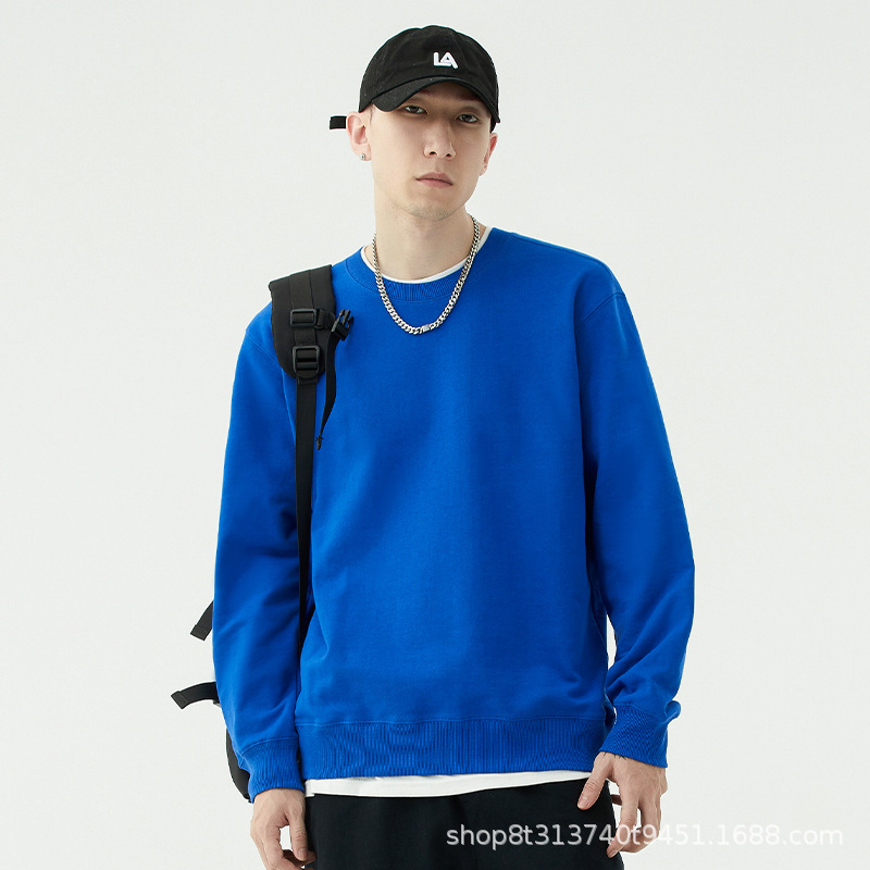 Cuello redondo azul Klein BYW3001 [talla asiática]