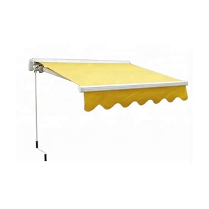 Toldos de tela retráctiles de aluminio, toldo para sombra de sol al aire libre - Product Image 1