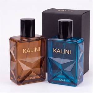 Envase de Vidrio Cuadrado de Lujo de 50 ml con Logotipo Impreso, Botella de Perfume Vacía con Cuello Corto para Fragancias del Hogar, con Caja - Product Image 3