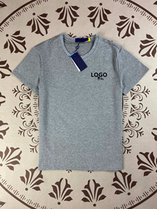 T-Shirt Formale da Uomo in 100% Cotone <span class=keywords><strong>di</strong></span> Alta Qualità, Vendita all'Ingrosso, Collo Tondo, Personalizzabile con <span class=keywords><strong>Stampa</strong></span> o Ricamo - Product Image 5