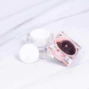 3g روز الذهب العناية بالبشرة جرة كريم الوجه منخفضة موك مخصص فارغة صغيرة الذهبي مربع البلاستيك جرة - Product Image 4