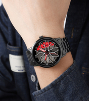 SKMEI 1990 Kreative Herrenuhr mit Drehrad für Rennfans, vier verschiedene Stile, Armbanduhr für Importeure von Hobbysachen aus dem Ausland.