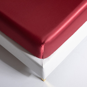 Protège-matelas en imitation soie de couleur unie de style européen et américain <span class=keywords><strong>Simmons</strong></span> Drap-housse Ensemble de <span class=keywords><strong>literie</strong></span> - Product Image 4