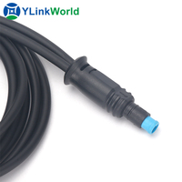M6 2 3 4 5 6 pin conector divisor tornillo cable ROSCADO MACHO a hembra 1 a 2 enchufe Y tipo M6 IP67 conector impermeable