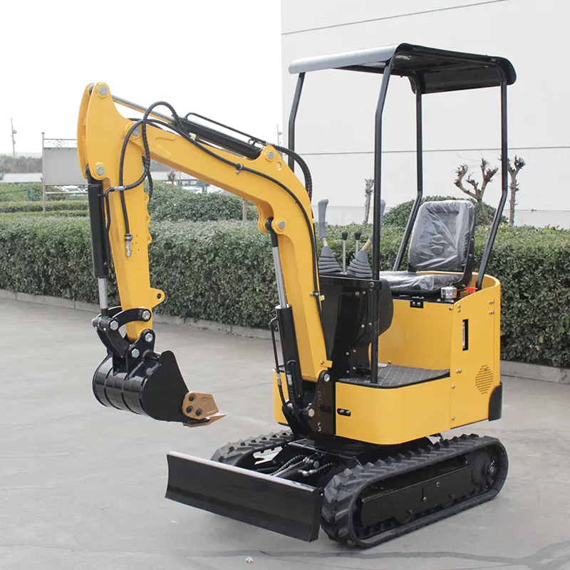 Hot Sale Wholesale Smallest Minibagger Earth-Moving Machinery Home Garden 1Ton 1 ton Mini Excavator