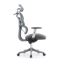 Chaise de bureau ergonomique moderne à dossier haut pivotant et réglable en maille pour bureau d'ordinateur