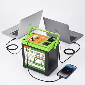 Station d'alimentation portable LiFePO4 pour le stockage d'énergie domestique, générateur solaire, batterie d'urgence pour le camping en plein air - Product Image 3
