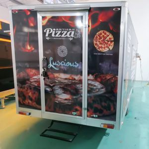 Remorque alimentaire pour pizza en acier inoxydable et fibre de verre de 14 pieds, entièrement équipée avec un chariot alimentaire mobile pour la vente rapide de crêpes et de hot-dogs - Product Image 4