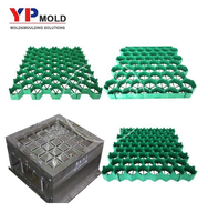 Moule d'injection plastique personnalisé de haute qualité pour la fabrication de grands grilles de pavage de toiture pour la plantation d'herbe