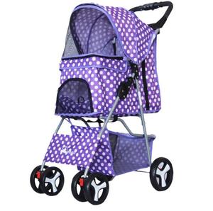 Cochecito plegable de 4 ruedas <span class=keywords><strong>para</strong></span> <span class=keywords><strong>perros</strong></span> grandes o 2, carrito de viaje de Instalación rápida <span class=keywords><strong>para</strong></span> mascotas - Product Image 3