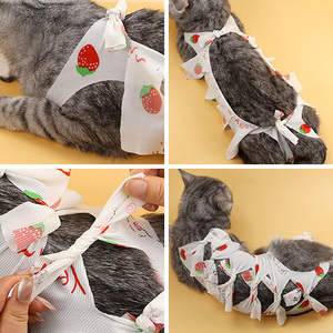 Chaleco de Algodón Suave <span class=keywords><strong>para</strong></span> Recuperación Postoperatoria de Gatos y Gatitos, <span class=keywords><strong>para</strong></span> Cuidado Postoperatorio en Clínica u Hogar, Protección Post-Castración/Esterilización - Product Image 6