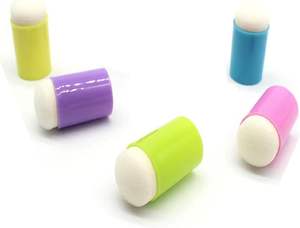 Set di Daubers in spugna per pittura a dito rosa da 40 confezioni da parete da giardino per il disegno artigianale di arte, creazione di gesso - Product Image 2