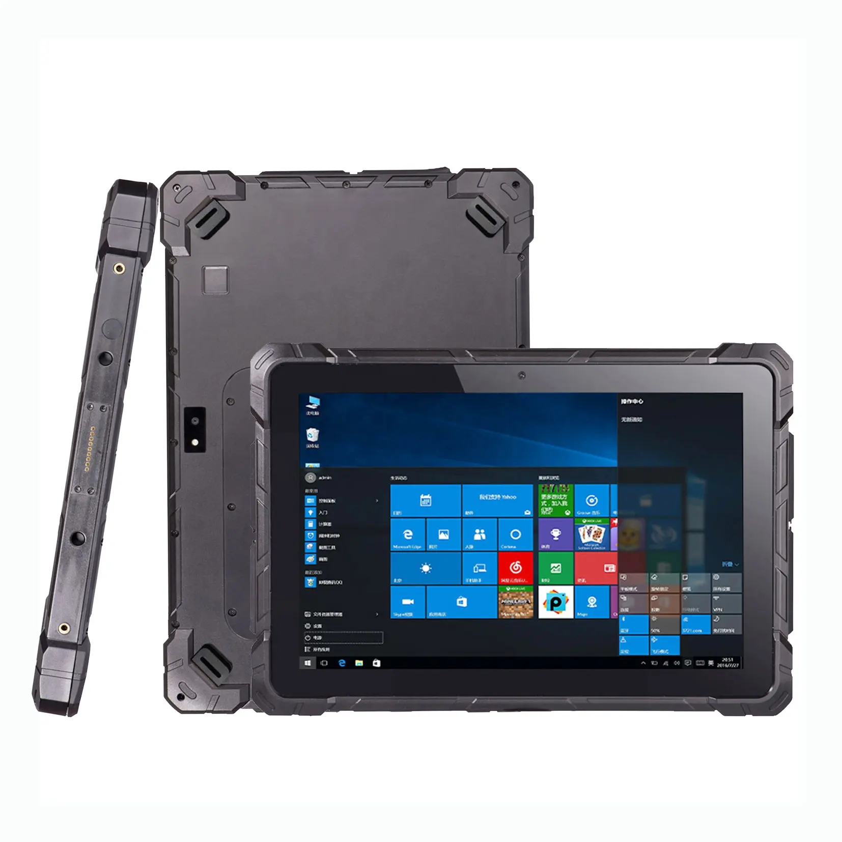 Altın F7 endüstriyel IP67 WINDOWS 10 inç sağlam tablet pc