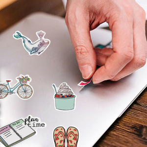 Adesivo in Vinile Personalizzato Fustellato, Resistente ai Graffi, ai Raggi UV e Impermeabile, <span class=keywords><strong>per</strong></span> Auto/Veicoli/<span class=keywords><strong>Porte</strong></span> di Laptop - Product Image 6