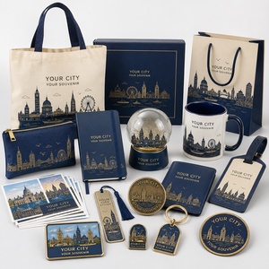 Premium City Travel <b>Gift</b> Collection Custom Souvenir Present Set For Visitor Center Exhibition Convention And Festival Event - Product Image 1