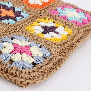 <span class=keywords><strong>Sac</strong></span> à main vintage en fourrure florale tissé à la main, à porter à l'épaule, double usage, avec rabat, style ethnique, <span class=keywords><strong>plage</strong></span>, pour <span class=keywords><strong>homme</strong></span> - Product Image 3