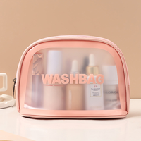 Pochette de brosse étanche plage paillettes matelassé sac cosmétique clair Pvc sac de maquillage Transparent Logo personnalisé voyage sac à fermeture éclair mode