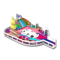 Château d'eau gonflable extérieur lac île flottante trampoline trampoline d'eau grand toboggan fabricant de parc aquatique mobile