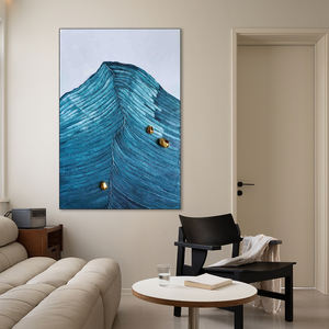 Décor à la maison fait à la main mixte art peint à la main toile peinture à l'huile 3D mur photos avec cadres - Product Image 4