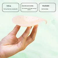 Fabricant de gros Patch pour mamelon Ant-Bump Coussinets d'allaitement en forme de larme Coussinets d'allaitement réutilisables et invisibles Enhancer Boîte gratuite