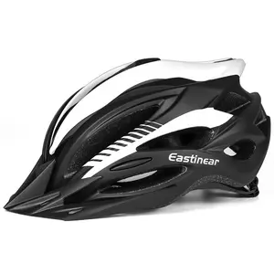 VICTGOAL bicicletta ciclismo casco con parasole benda MTB per adulti per ciclismo visiera luce per ciclismo e sicurezza stradale per ciclismo
