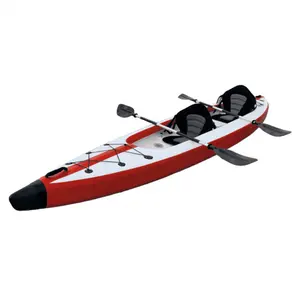 Memancing Kano Drop Tank Perahu Dayung Tandem Memancing Kayak Dropstitch Inflatable Kayak Laut Set