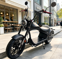 Scooter électrique DOT EEC à double siège E-Chopper Citycoco 2000W/4000W, autonomie de 60 km, trois vitesses réglables