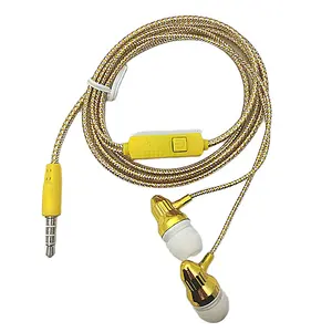 Kabel gebundener Kopfhörer In-Ear-Kopfhörer Freis prech mikrofon 3,5mm Stereo-Sound-Headset Ohrhörer Ohrhörer Mikrofon Geräusch unterdrückung Kopfhörer