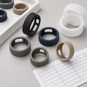Coque de protection en silicone pour Oura Ring 5/4 Galaxy Ring RingConn Ultrahuman, taille précise 6-13, compatible avec plusieurs modèles - Product Image 2