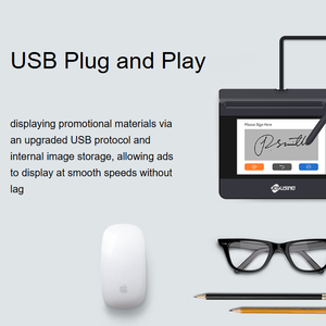 แผ่นรองลายเซ็นขนาด 5 นิ้ว รองรับ SDK รองรับ C Net Java ใช้งานร่วมกับ Windows ได้ - Product Image 2