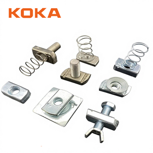 Dado a molla a T in acciaio zincato per profili a U Unistrut, molto venduto - Product Image 5