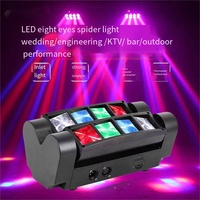 Projecteurs LED RGBW mobiles 24W contrôlés par DMX pour scènes, DJ, discothèques et soirées, avec alimentation 60W, corps en PC IP33, effet faisceau, mode de contrôle DMX512