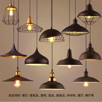 Lustre rétro pour restaurant, meubles assortis, cuisine rustique, fer industriel, lumière LED 30w, luminaire
