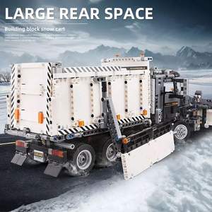 Mould King 13166 1694PCS Engineering Serie Static Snow Cart Car <strong>Truck</strong> Bricks Model <strong>Technical</strong> Educational Toy Festival Gift - Product Image 6