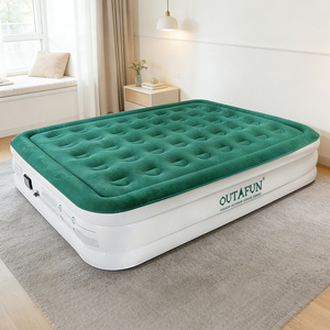 Coussin gonflable intelligent Spot, léger, pliable, vert, pour pause déjeuner, lit de camping résistant à l'usure avec pompe intégrée - Product Image 1