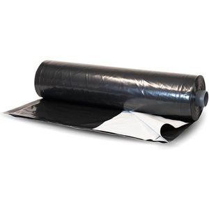 Farm Plastic Supply Panda Film Light Deprivation Greenhouse Cover 6 Mil 40 X 25 Black White <b>Tarp</b> For Construction - Product Image 1