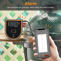 INKBIRD Smoker Controller Produk Baru Termometer Daging Nirkabel Digital Pintar dengan Probe untuk BBQ Dapur
