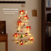 Décoration murale LED de Noël de haute qualité, pendentif suspendu pour la maison, les fêtes, le jardin, accessoires d'ornement élégants
