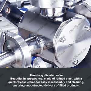 क्रीम शैम्पू के लिए सेमी-स्वचालित पाउडर और ग्लास पेस्ट/तरल बोतल भरने की मशीन-तेल कॉस्मेटिक के लिए - Product Image 6