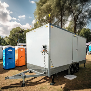 Bagno Mobile di Lusso VIP per Esterni, Moderno, con Pannelli Sandwich, Portatile, con Doccia e WC, Rimorchio per Servizi Igienici, Produzione e Vendita all'Ingrosso - Product Image 3