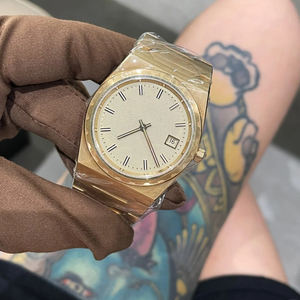 Reloj Mecánico Minimalista de Moda Retro para Hombre, Correa de Acero Inoxidable, Estilo de Diseñador, Esfera Azul, Calendario, Resistente al Agua - Product Image 6