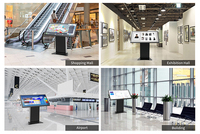 Ordinateur à écran tactile interactif mural de signalisation numérique d'intérieur de 43 pouces pour les écrans publicitaires