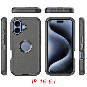 Fundas de teléfono móvil para iPhone 15 Pro Max 14 Plus 13 Pro 12 Mini 16 Defender Case Belt Clip Holster Kickstand Back Cover para hombres - Product Image 5