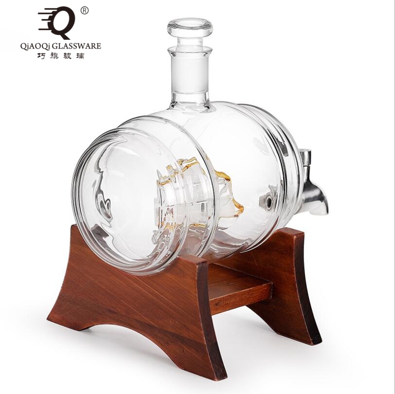 wine glass bottles with dispenser