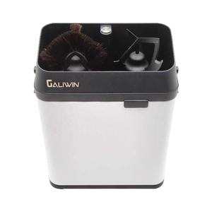 Limpiador Eléctrico Automático de Portafiltros <span class=keywords><strong>con</strong></span> Soporte de Suspensión, Caja de Descarga de Espresso Eficiente, Eliminador de Posos de Café, Herramientas de Barista 304 - Product Image 2