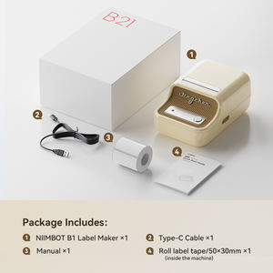เครื่องพิมพ์ฉลาก Niimbot <span class=keywords><strong>B21</strong></span> ขนาด 50 มม. แบบพกพา สำหรับโทรศัพท์มือถือ ไร้สาย เครื่องพิมพ์ฉลากความร้อนขนาดเล็ก 2 นิ้ว - Product Image 6