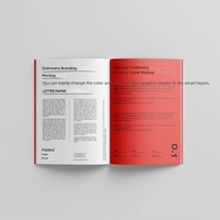 Conception de brochures et catalogues personnalisés imprimés en offset noir et blanc avec papier kraft et couché pour le commerce extérieur