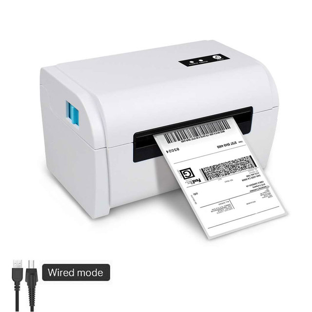 Thermal Label Roll Paper 4x6 Waybill Sticker Printer USB BT 4inch Shipping Label Printer Impresora De Etiquetas